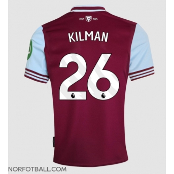 Billige Fotballdrakt West Ham United Max Kilman #26 Replika Hjemmedrakt 2024-25 Kortermet